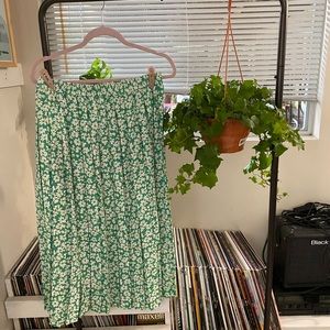 Green Floral 2 Piece